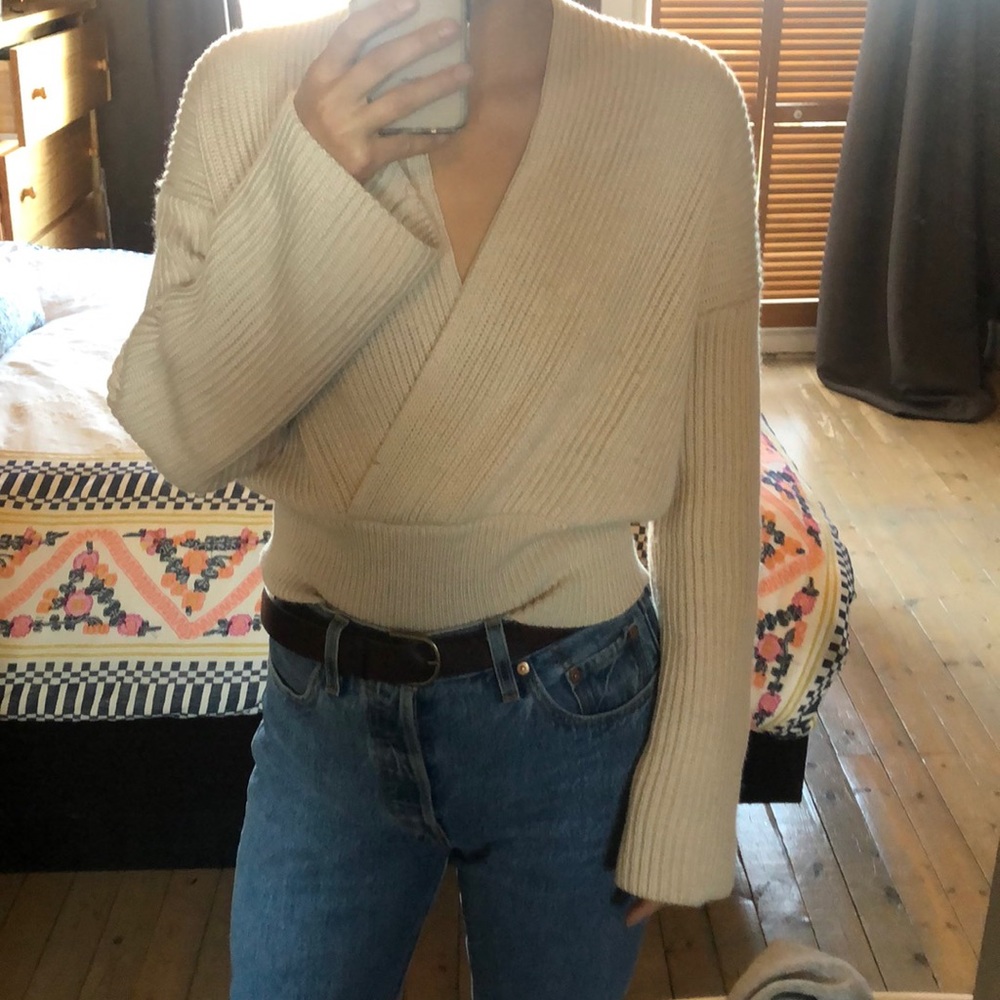 Beautiful wrap sweater